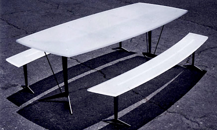 acrylic picnic table